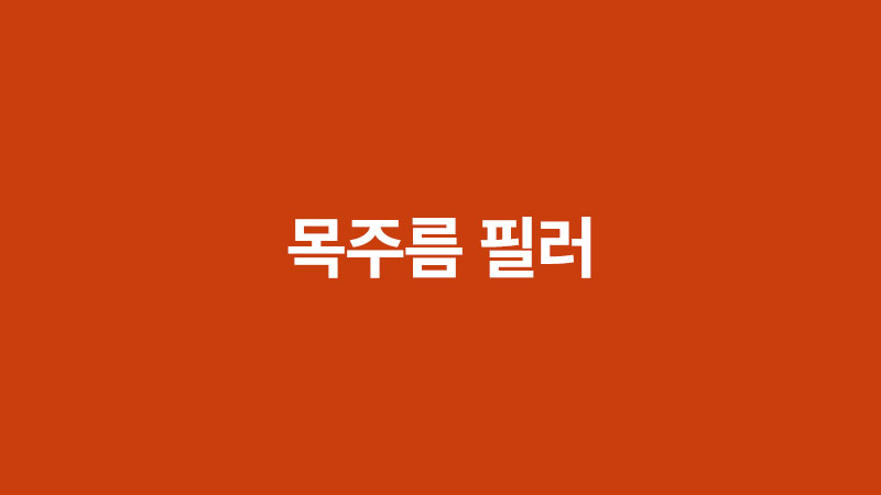 목주름필러